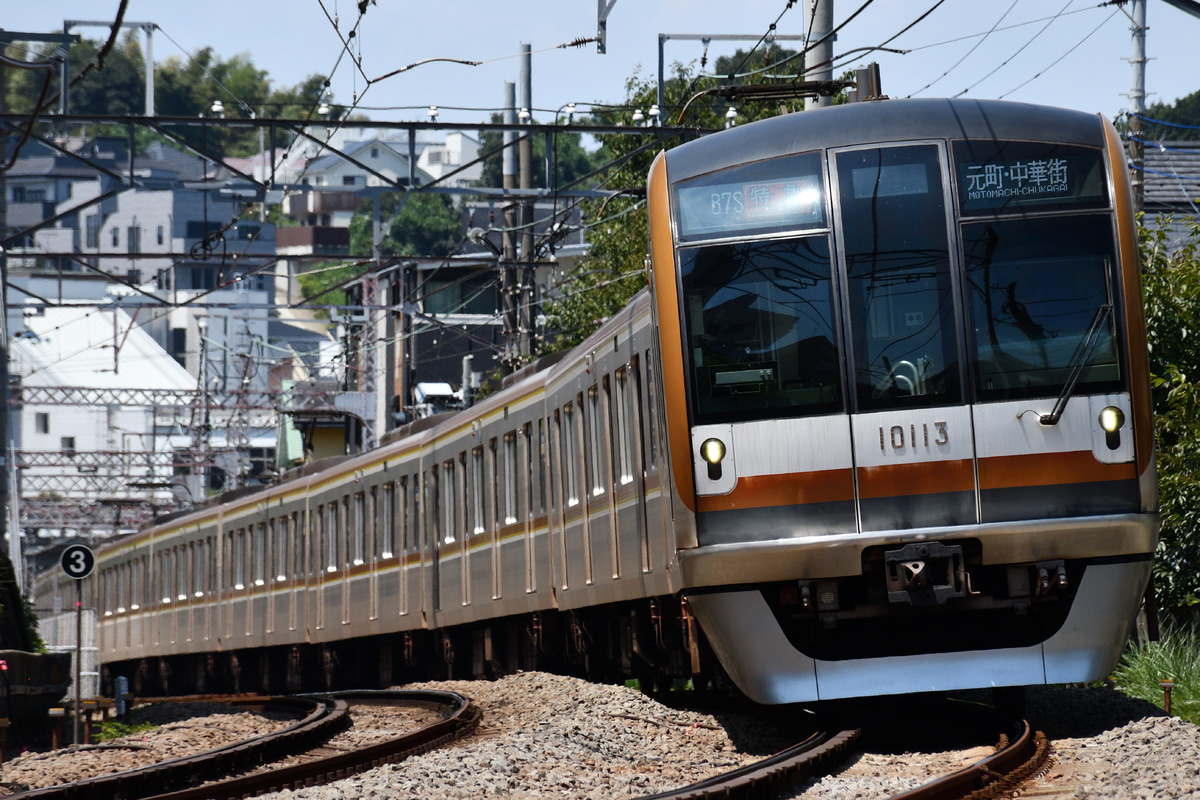 東京メトロ 和光検車区 10000系 10113F