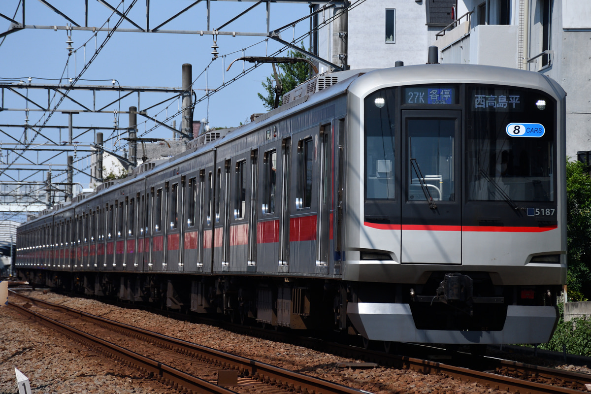 東急電鉄 元住吉検車区 5080系 5187F
