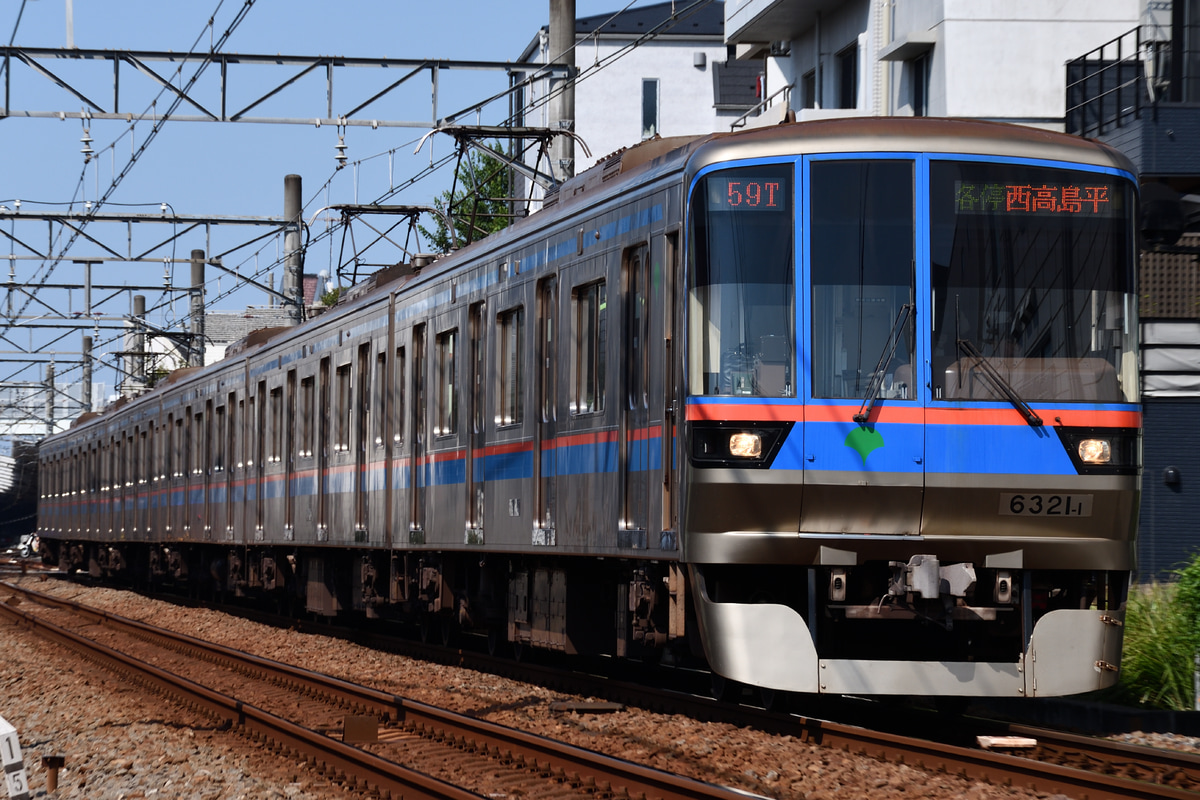 東京都交通局 志村車両検修場 6300形 6321F