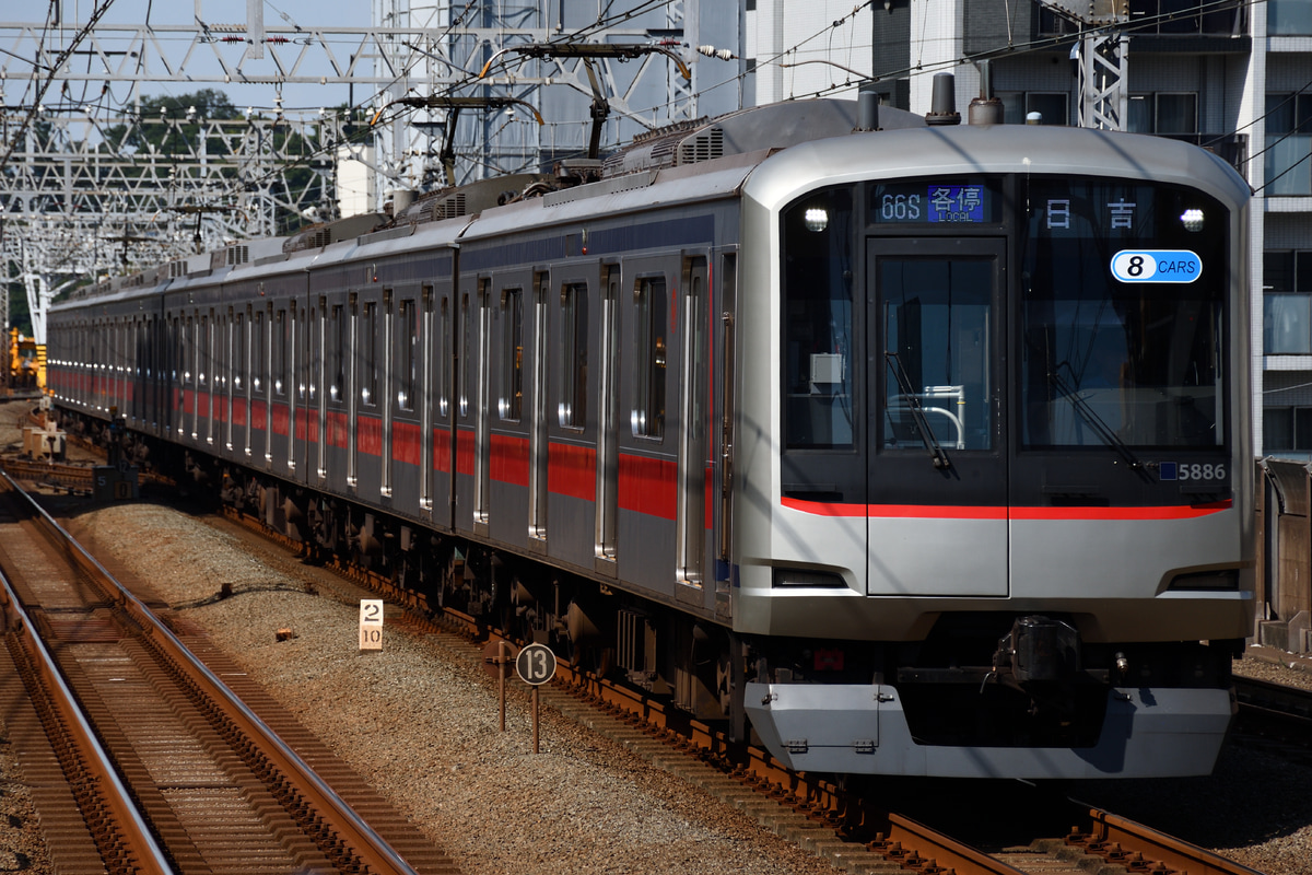 東急電鉄 元住吉検車区 5080系 5186F