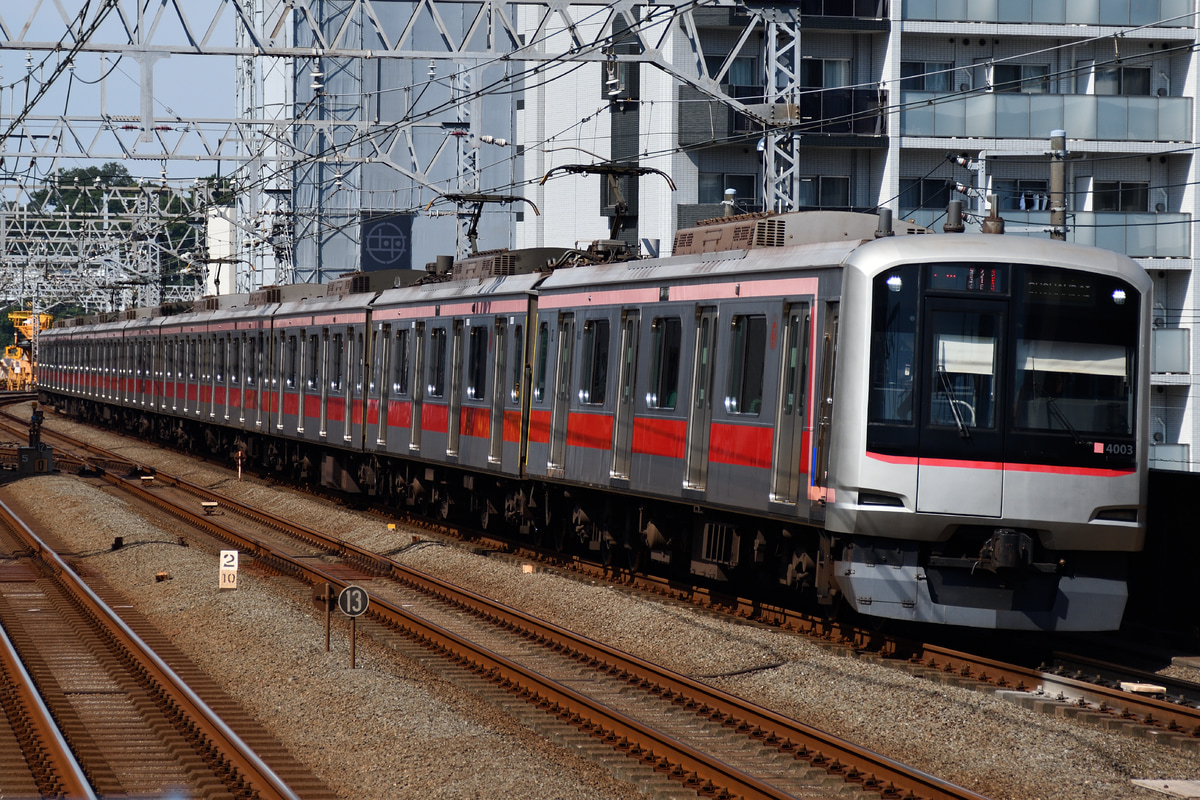 東急電鉄 元住吉検車区 5050系 4103F