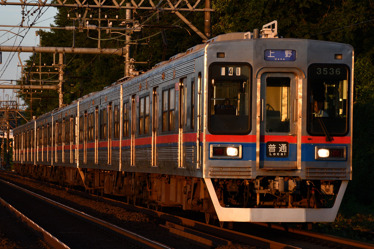京成電鉄 宗吾車両基地 3500形 3536F