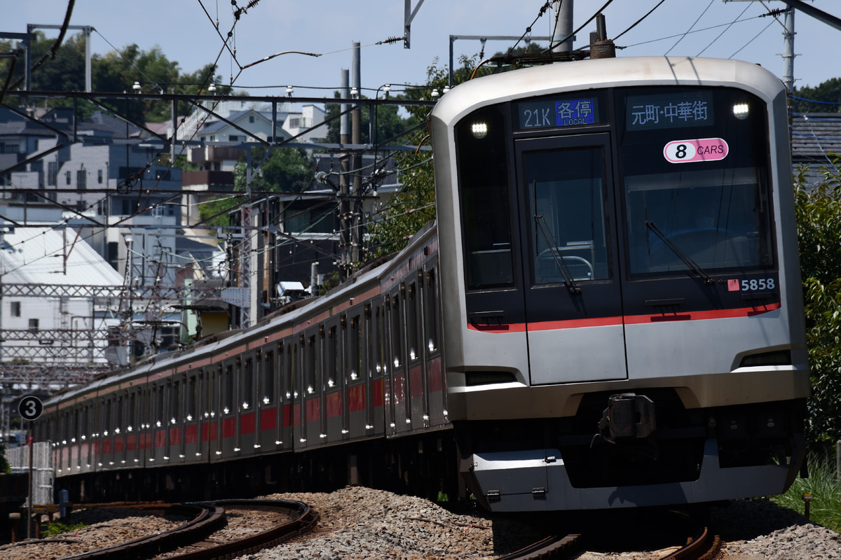 東急電鉄 元住吉検車区 5050系 5158F