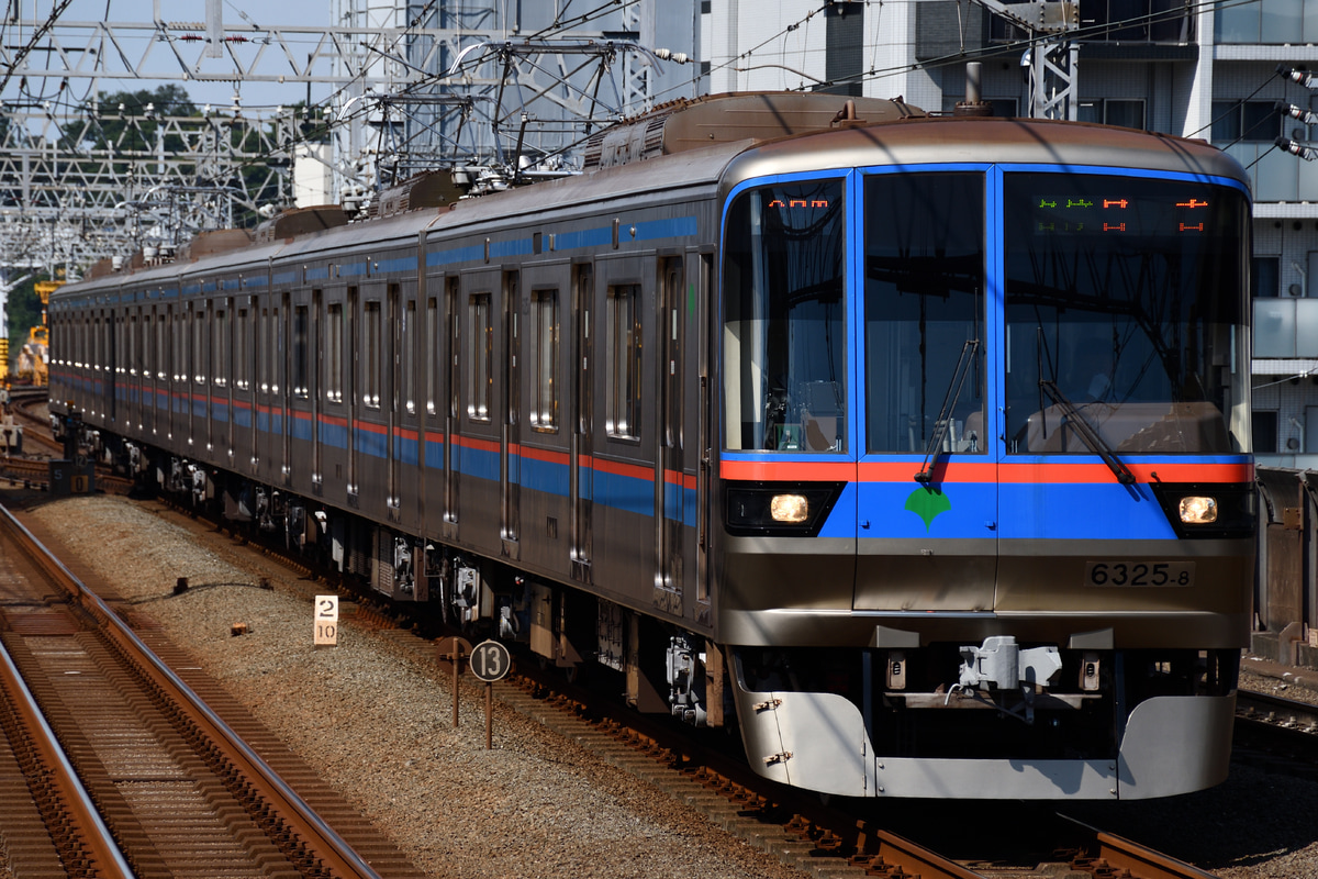東京都交通局 志村車両検修場 6300形 6325F