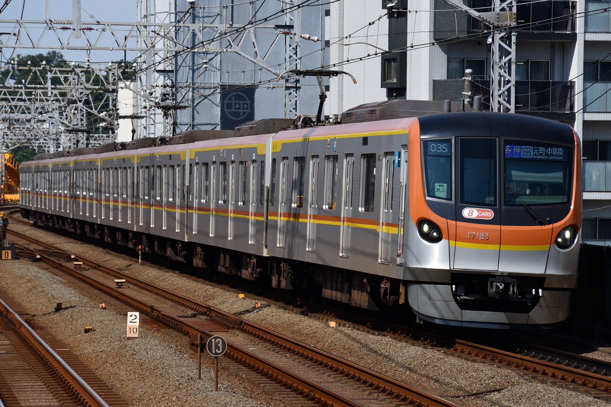 東京メトロ 和光検車区 17000系 17183F