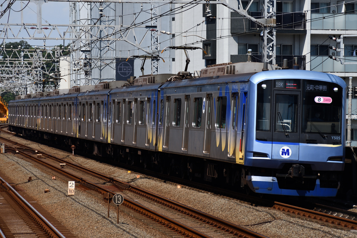 横浜高速鉄道 元住吉検車区 Y500系 Y515F