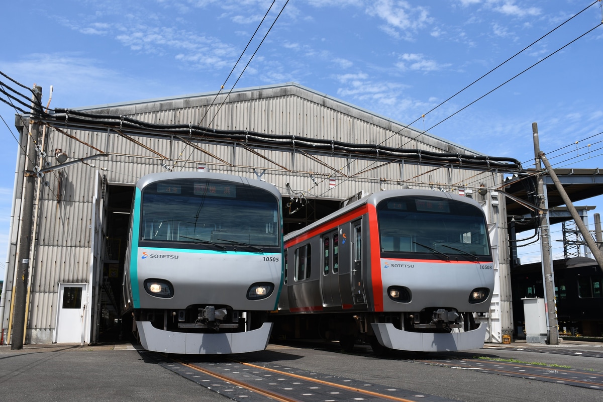 相模鉄道 かしわ台車両センター 10000系 