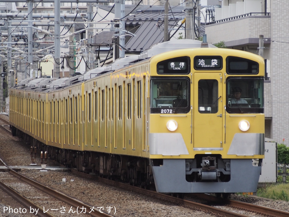 西武鉄道 小手指車両基地 2000系 2071F