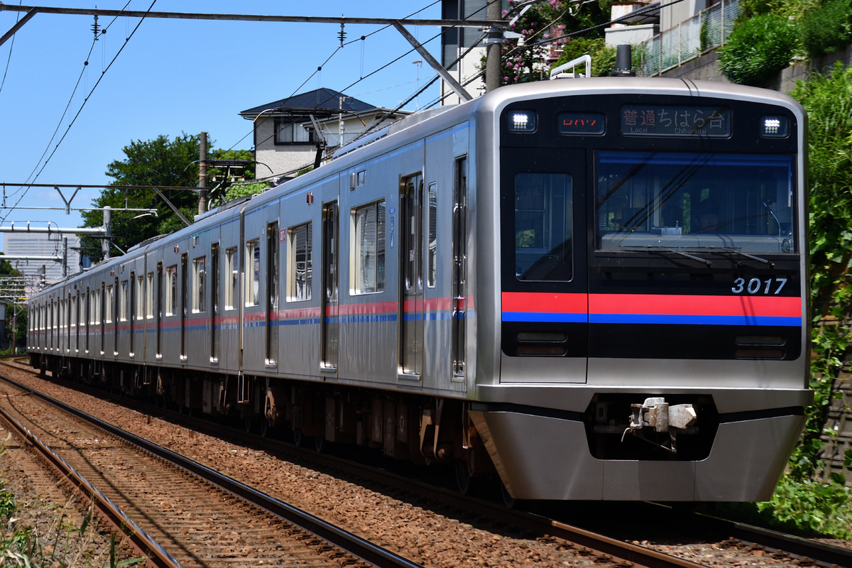 京成電鉄 宗吾車両基地 3000形 3017F