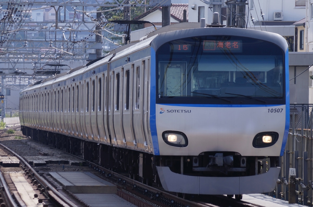 相模鉄道 かしわ台車両センター 10000系 10707f