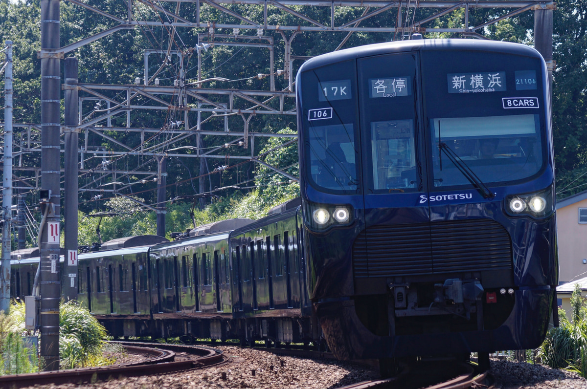 相模鉄道 かしわ台車両センター 21000系 21106f