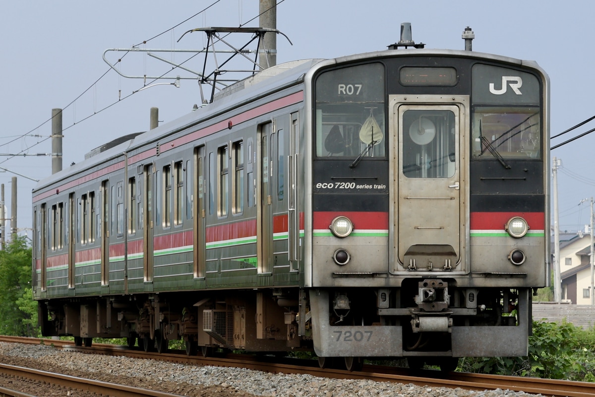 JR四国 高松運転所 7200系 R07編成