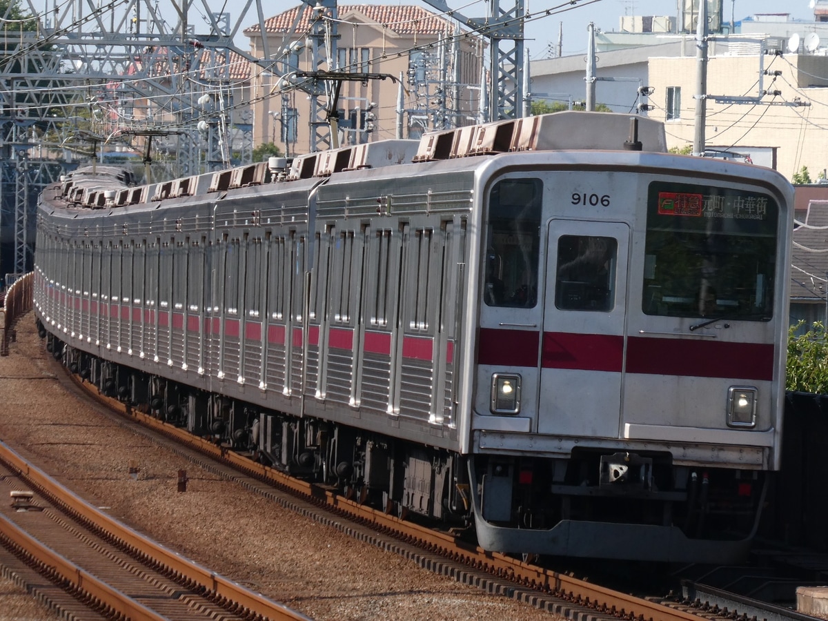 東武鉄道 森林公園検修区 9000系 9006F