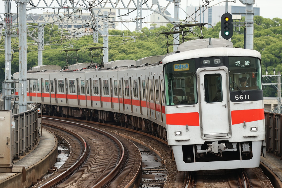 山陽電気鉄道 東二見車両基地 5000系 5022F