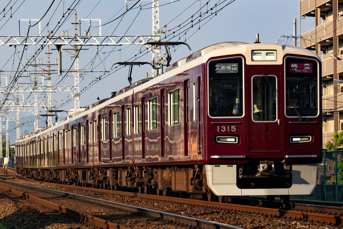 阪急電鉄 正雀車庫 1300系 1315×8R