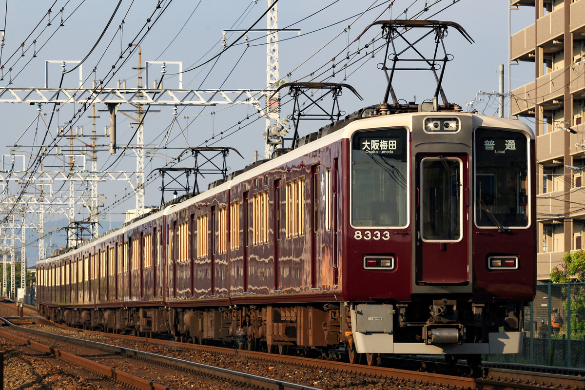 阪急電鉄 正雀車庫 8300系 8333F