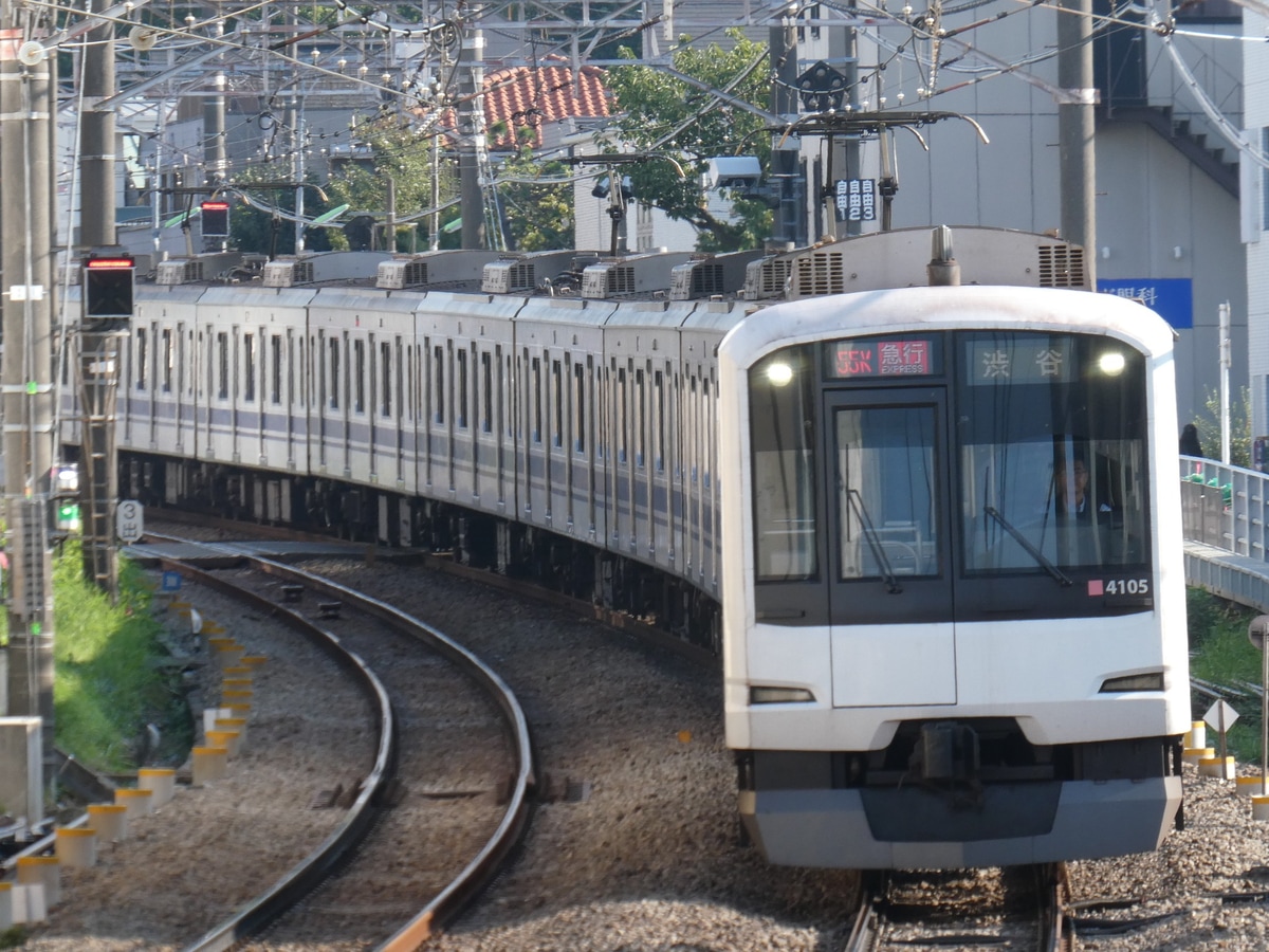 東急電鉄 元住吉検車区 5000系 4105F