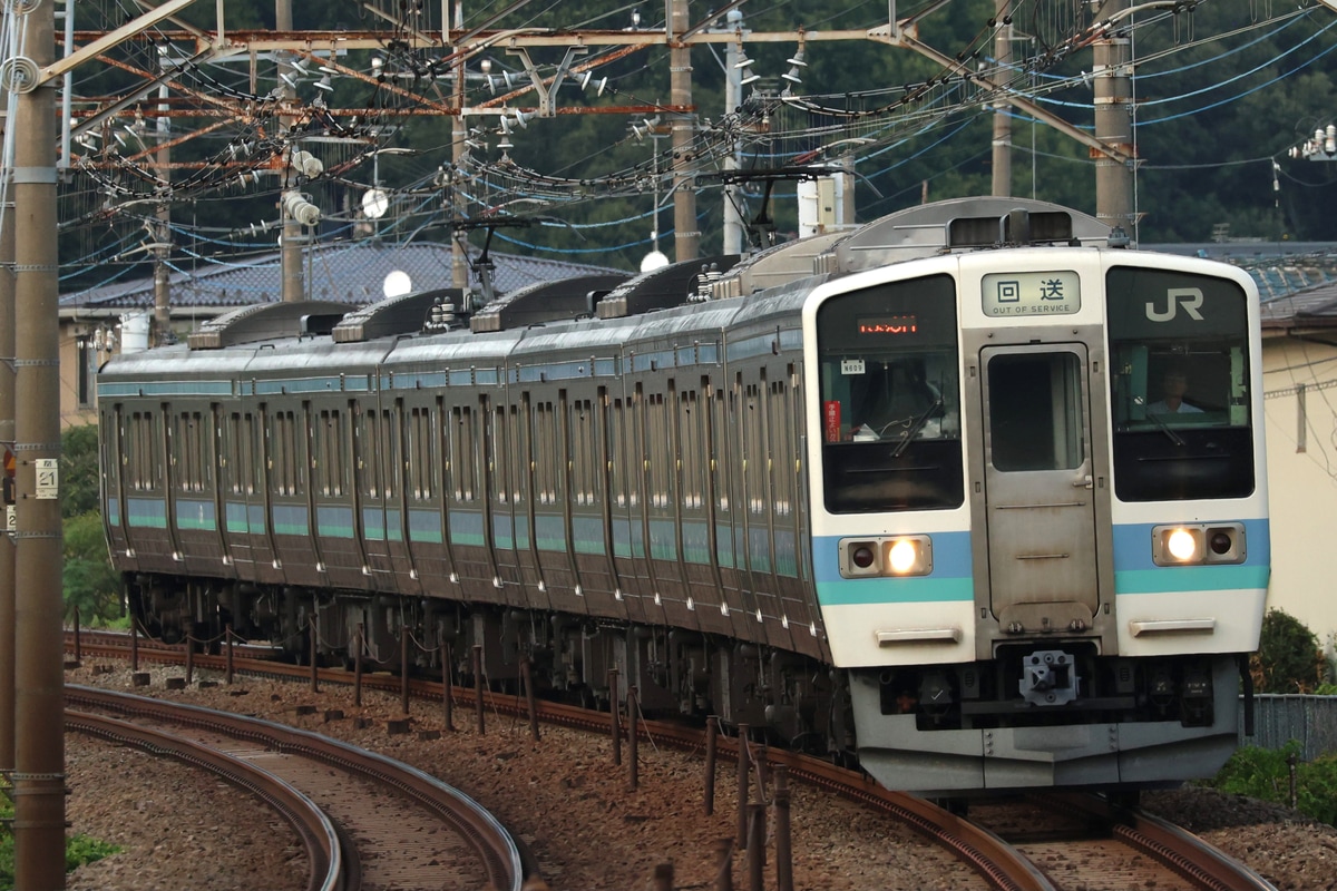 JR東日本 長野総合車両センター 211系 ナノN609編成