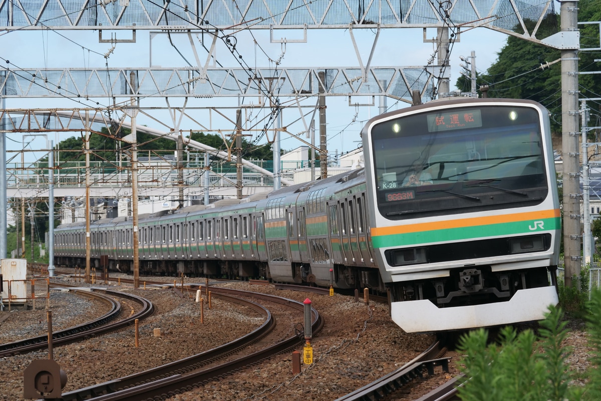 JR東日本 国府津車両センター E231系 K-28編成