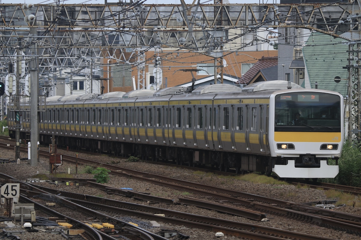 JR東日本 三鷹車両センター E231系 ミツA515編成