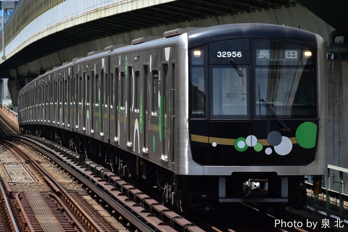 大阪市高速電気軌道 森之宮検車場 30000A系 32656F