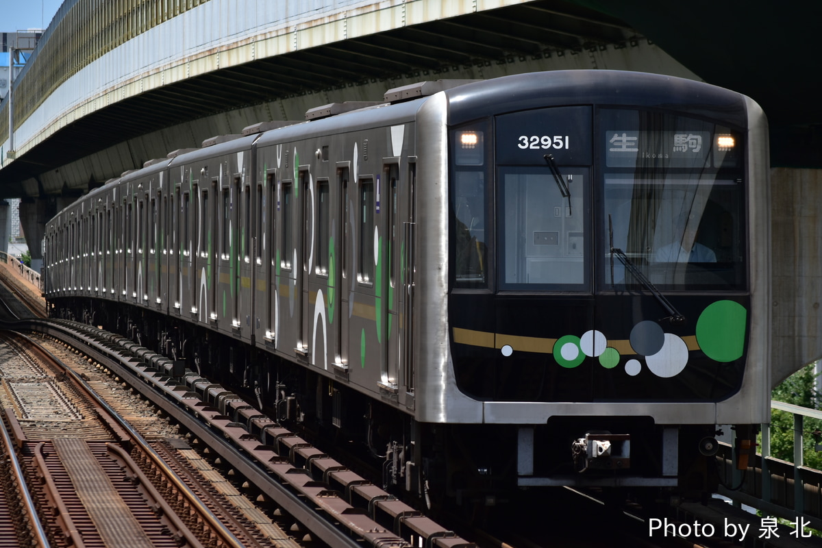 大阪市高速電気軌道 森之宮検車場 30000A系 32651F