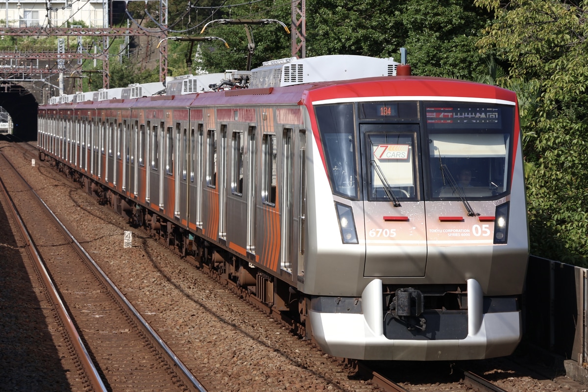 東急電鉄 長津田検車区 6000系 6105F