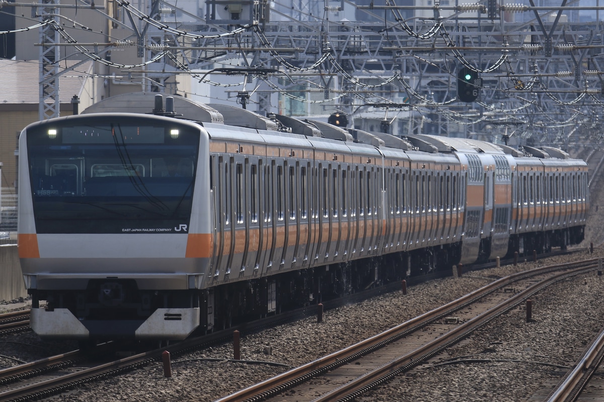 JR東日本 豊田車両センター本区 E233系 トタH58編成