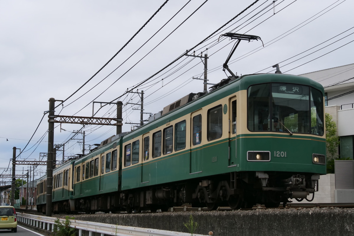 江ノ島電鉄 極楽寺検車区 1000形 1201F