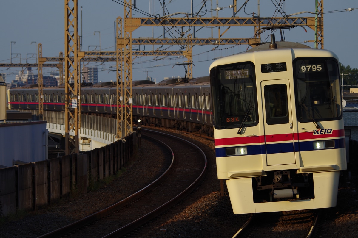 京王電鉄 高幡不動検車区 9000系 9745編成
