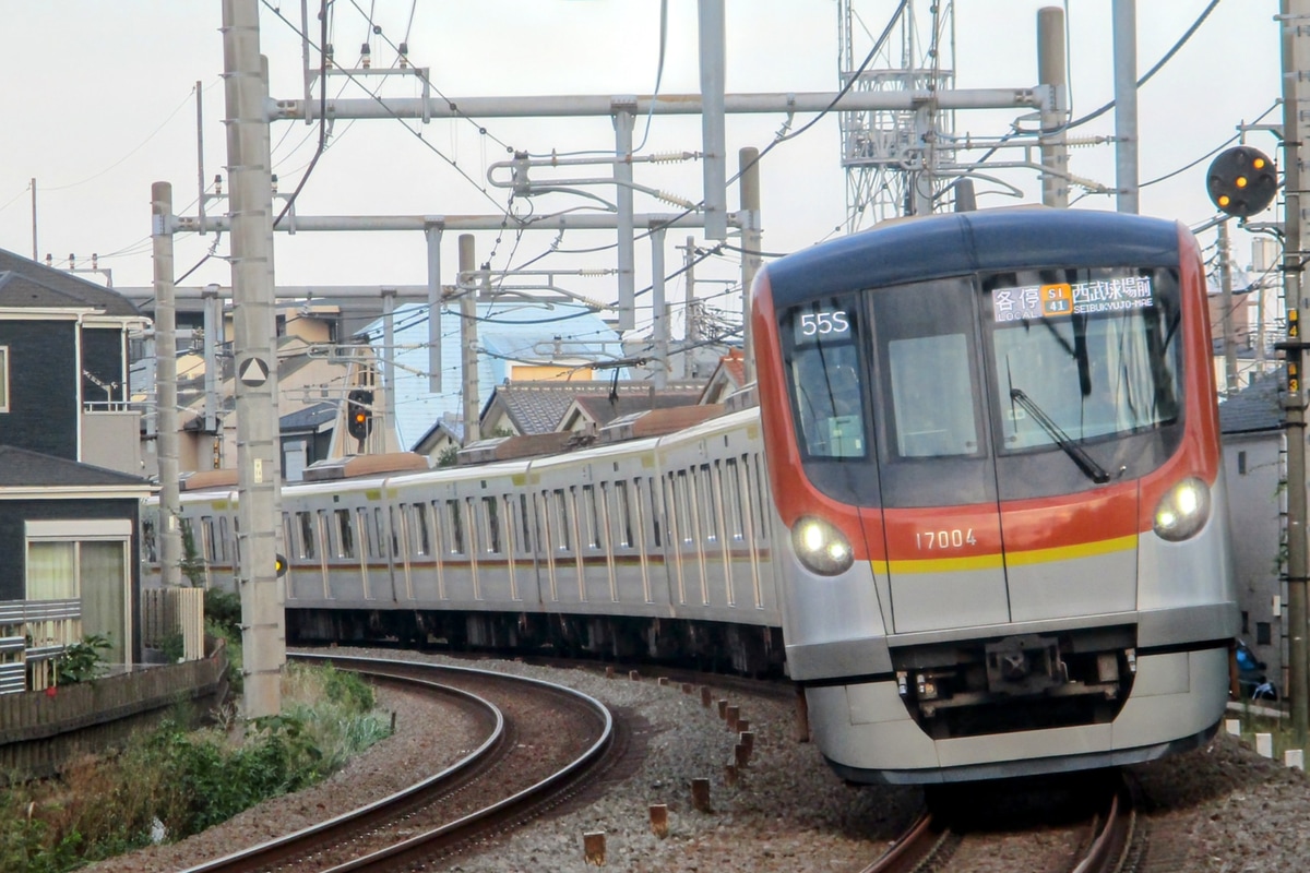 東京メトロ 和光検車区 17000系 17104F