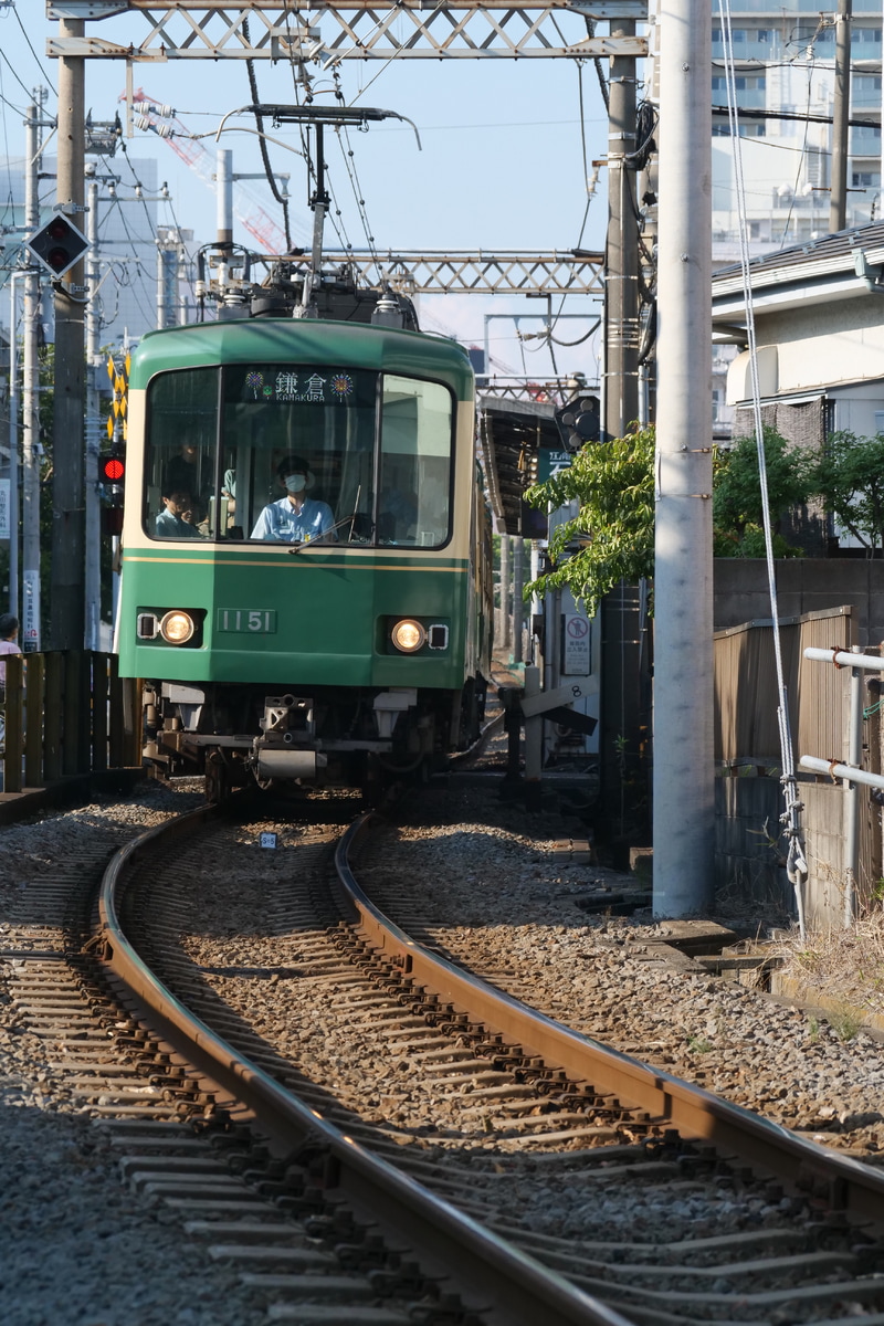 江ノ島電鉄 極楽寺検車区 1000形 1101F