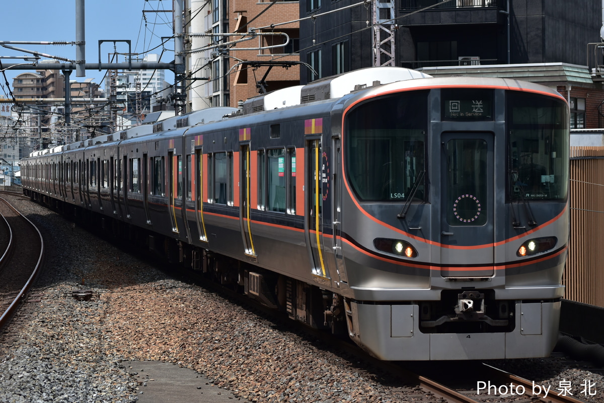 JR西日本 吹田総合車両所森ノ宮支所 323系 LS04編成