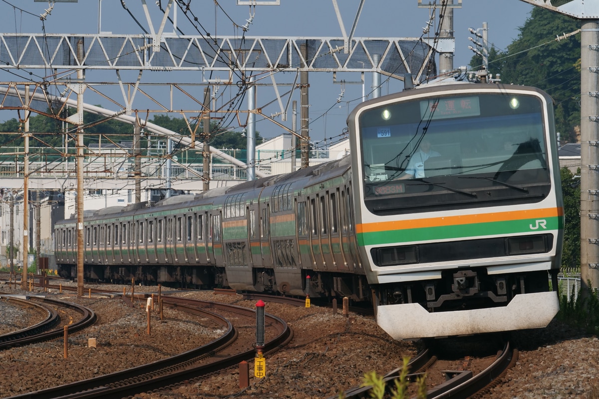 JR東日本 小山車両センター E231系 U591編成