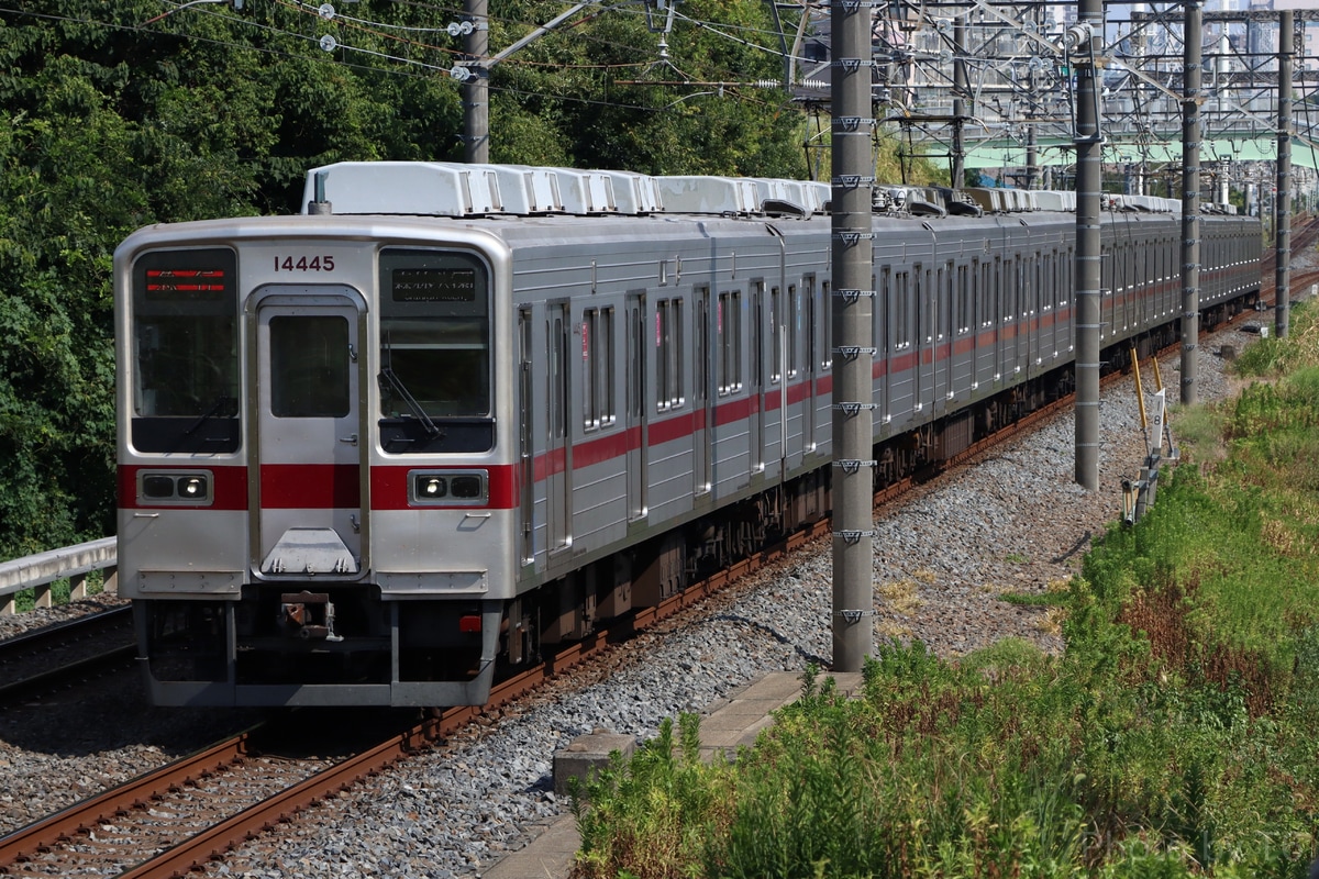 東武鉄道 森林公園検修区 10030系 11445f