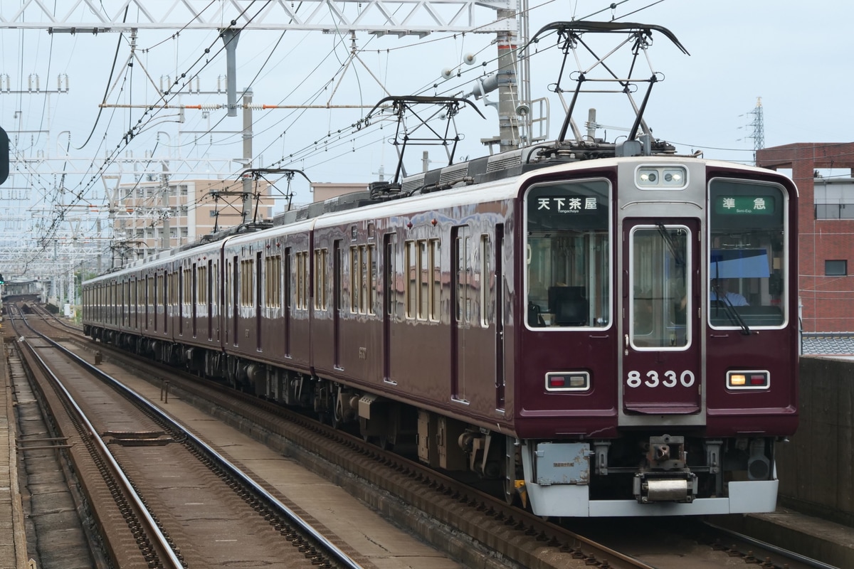 阪急電鉄 正雀車庫 8300系 8330F