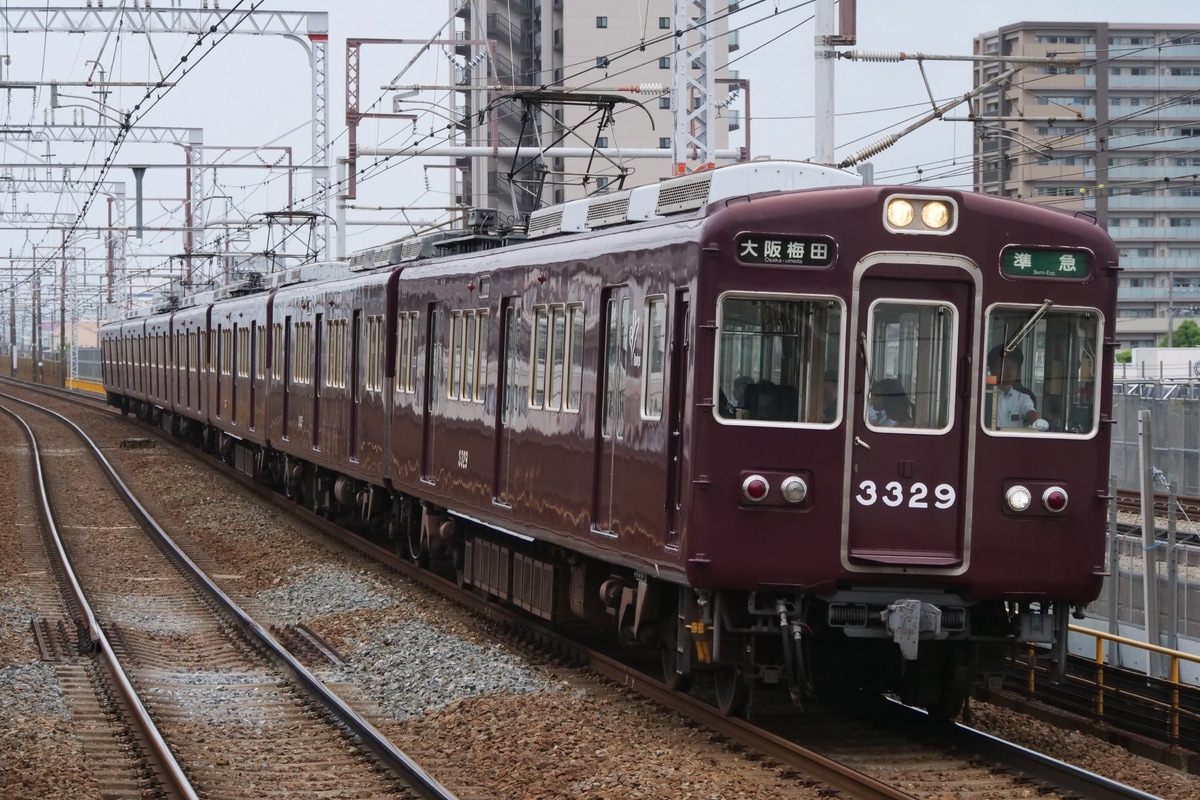 阪急電鉄 正雀車庫 3300系 3329F