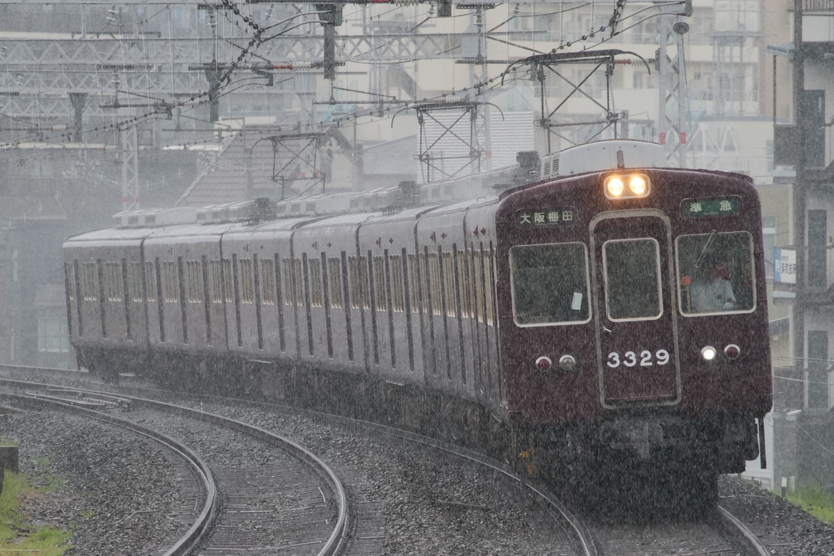 阪急電鉄 正雀車庫 3300系 3329F