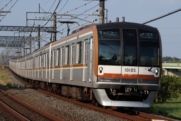 東京メトロ10000系10105fを東松山～高坂間で撮影した画像