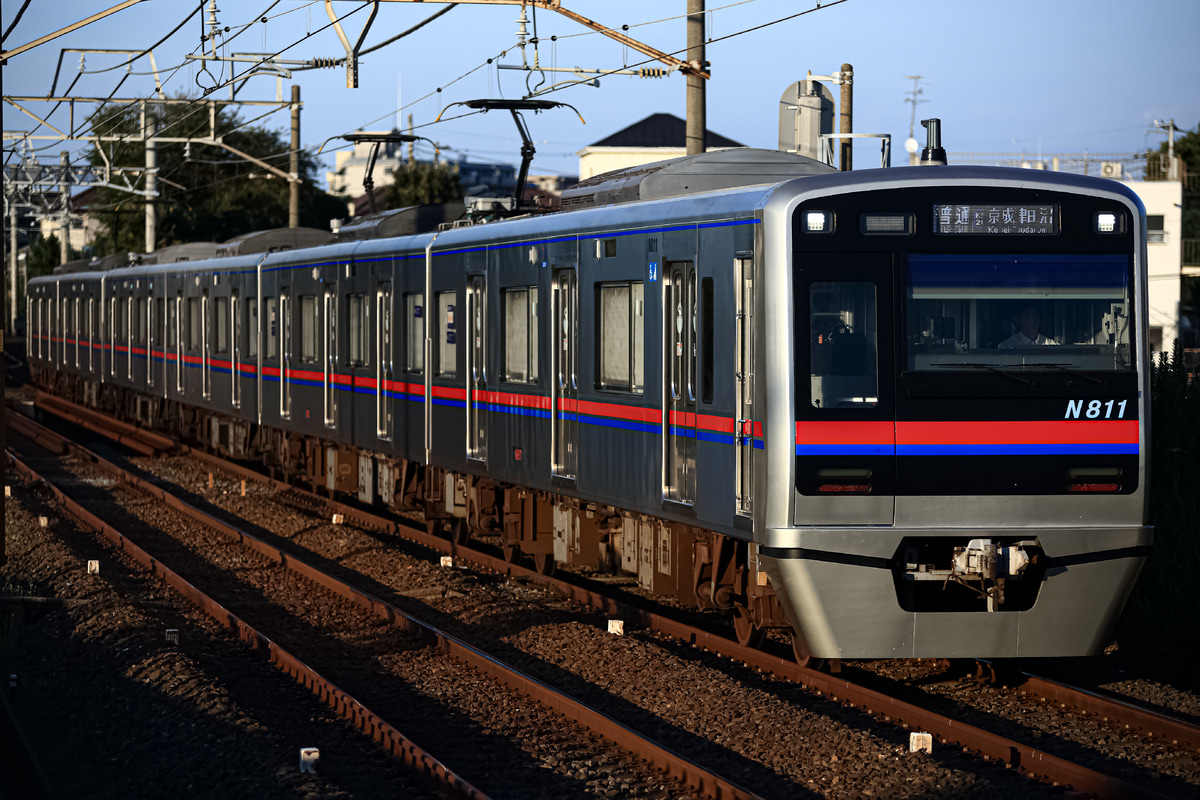 京成電鉄 くぬぎ山車両基地 N800形 N818F