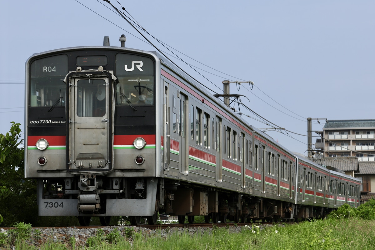 JR四国 高松運転所 7200系 R04編成