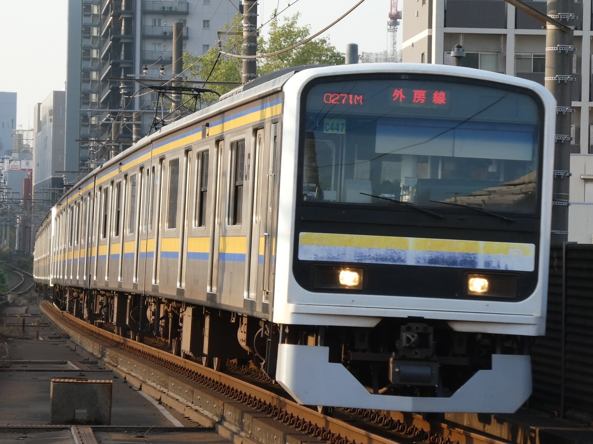 JR東日本 幕張車両センター 209系 C447編成