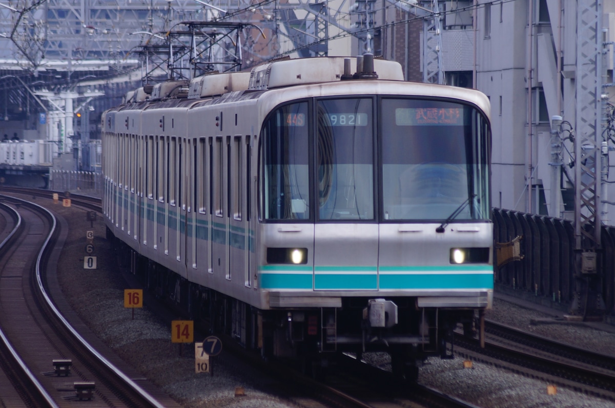 東京メトロ 王子検車区千住工場 9000系 9121f