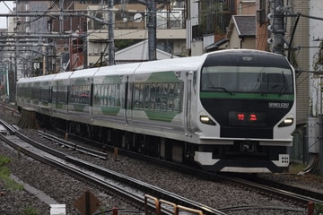 JR東日本E257系オオOM-91編成を蒲田駅で撮影した画像