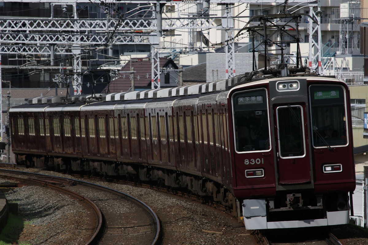 阪急電鉄 正雀車庫 8300系 8301F