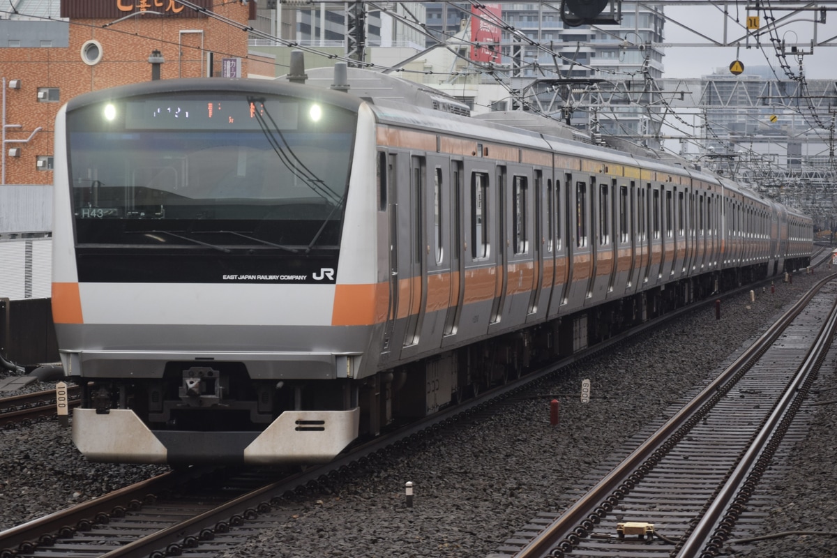 JR東日本 豊田車両センター本区 E233系 トタH43編成