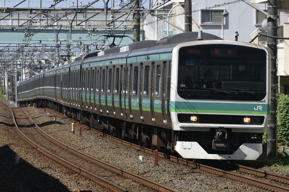 JR東E231系マト131編成の写真