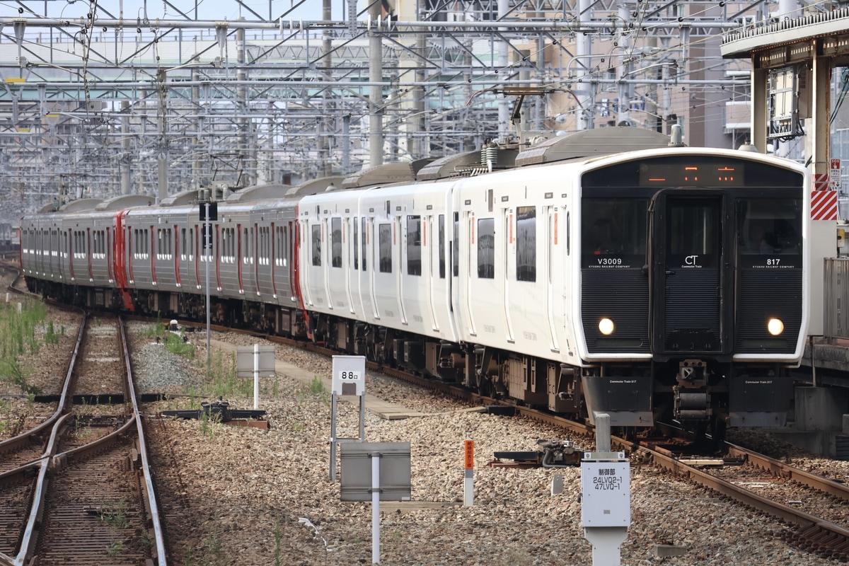 JR九州 南福岡車両区 817系 VM3009編成