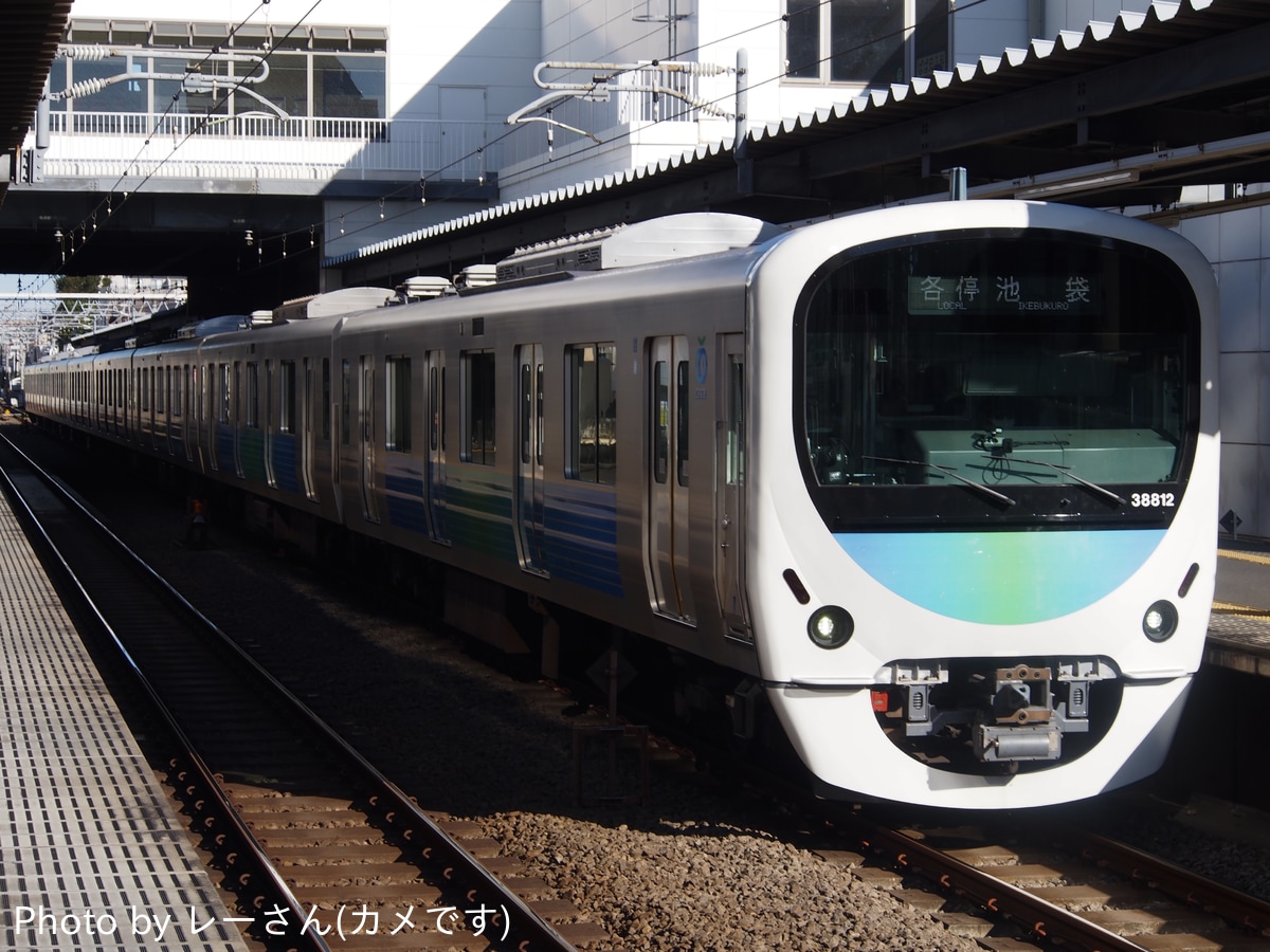西武鉄道 武蔵丘車両管理所 30000系 38112F