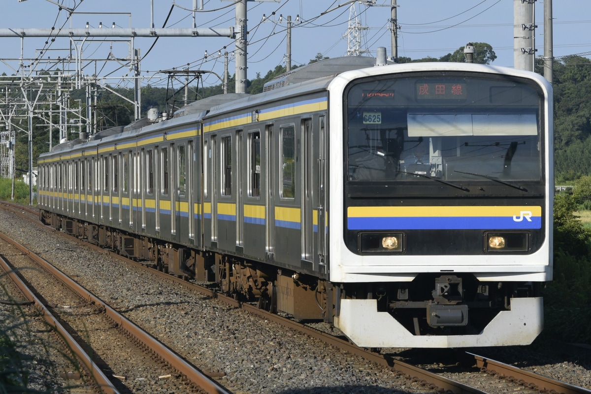 JR東日本 幕張車両センター 209系 マリC625編成